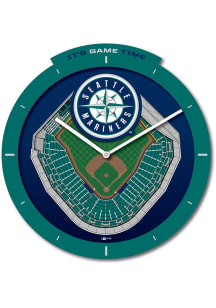 Seattle Mariners 3D Wall Clock
