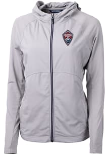 Cutter and Buck Colorado Rapids Womens Grey Adapt Eco Light Weight Jacket