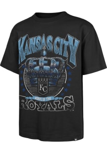47 Kansas City Royals Black Sigma Foundation Short Sleeve Fashion T Shirt