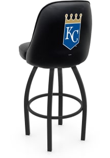 Kansas City Royals Padded Swivel Pub Stool - Black