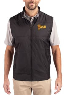 Cutter and Buck Arizona State Sun Devils Big and Tall Black Stealth Mens Vest
