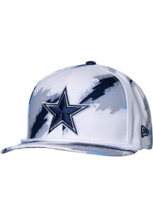 New Era Dallas Cowboys White JR Paint 9FIFTY Youth Snapback Hat