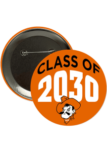Oklahoma State Cowboys 3" Class of 2030 Button - Orange