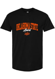 Summit Sportswear Oklahoma State Cowboys Womens Black Aunt Short Sleeve T-Shirt