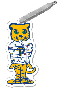 Pitt Panthers Acrylic Lights Holiday ROC Ornament - Blue