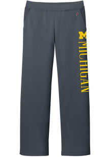 Michigan Wolverines Womens Reverse Fleece Navy Blue Sweatpants