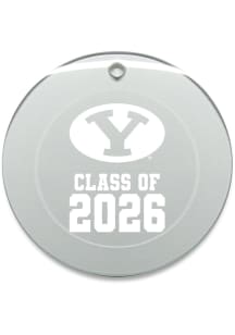 BYU Cougars Class of 2026 Round Ornament - White