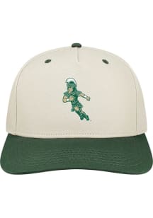 Legacy Michigan State Spartans Heritage Sparty Football Adjustable Hat - Natural