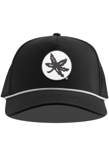 Branded Bills Ohio State Buckeyes Curved 5 Panel Rope Adjustable Hat - Black