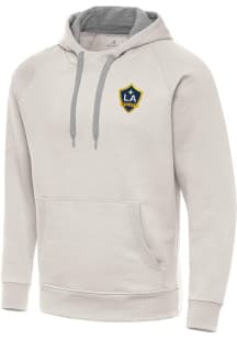 Antigua LA Galaxy Mens White Victory Long Sleeve Hoodie