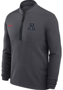Nike Arizona Wildcats Mens Anthracite DriFit Victory Color Pop Long Sleeve Qtr Zip Pullover