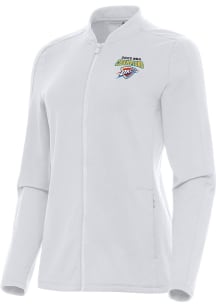 Antigua Oklahoma City Thunder Womens White 2025 Finals Champions Continual Light Weight Jacket