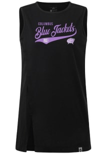Levelwear Columbus Blue Jackets Womens Black Influx Glide Tank Top