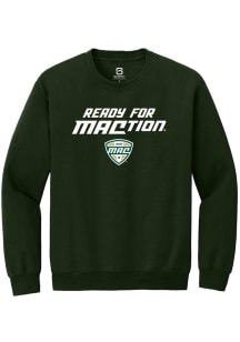 Summit Sportswear MAC Mens Green Ready for the MACtion Long Sleeve Crew Sweatshirt
