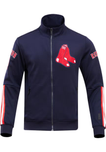 Pro Standard Boston Red Sox Mens Navy Blue Classic Track Jacket
