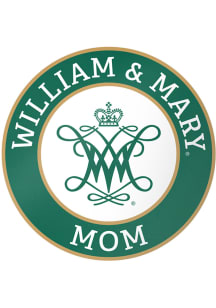 William & Mary Tribe 3 Inch Mom Auto Decal - Green
