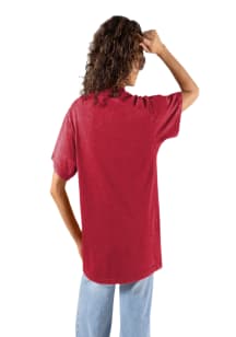 Gameday Couture Indiana Hoosiers Womens Crimson Sparkle and Score Short Sleeve T-Shirt