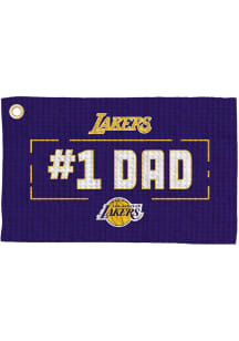 Los Angeles Lakers #1 Dad Waffle Golf Towel