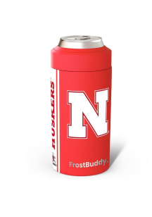 Nebraska Cornhuskers Stripe Universal Frost Buddy Stainless Steel Coolie