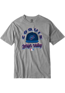 Summit Sportswear Lehigh Valley Ironpigs Grey Heather COPA 2025 Short Sleeve T Shirt