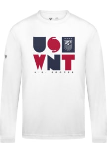 Levelwear USWNT White Anthem Full On Long Sleeve T Shirt