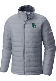 Mens Baylor Bears Columbia Mens Powder Lite Heavyweight Jacket - Grey