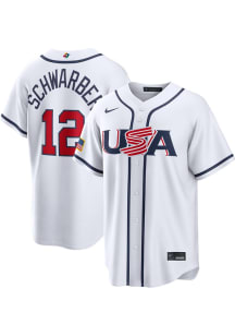 Kyle Schwarber Nike USA Mens White World Baseball Classic Limited Baseball Jersey
