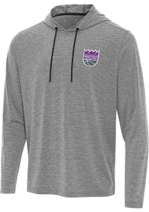Antigua Sacramento Kings Mens Navy Blue Changeover Long Sleeve Hoodie