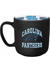 Carolina Panthers Stripe Ceramic Mug - Black