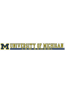 Michigan Wolverines Law School Auto Static Cling Decal - Yellow