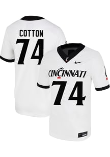 Joseph Cotton  Nike Cincinnati Bearcats White Football NIL Football Jersey