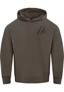 Pro Standard Los Angeles Lakers Mens Brown Neutral Long Sleeve Hoodie