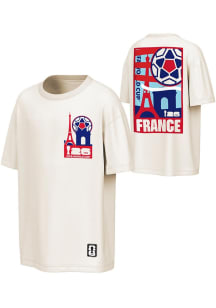 France National Team White World Cup 26 Post Card Short Sleeve T Shirt