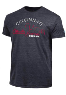 Champion Cincinnati Bearcats Black Bearcats for Life Skyline Short Sleeve Fashion T Shirt