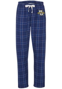 Marquette Golden Eagles Womens Navy Blue Haley Loungewear Sleep Pants