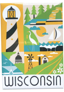 Wisconsin Scenes Souvenir Magnet