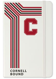 Cornell Big Red School Bound Notebook and Folder - White
