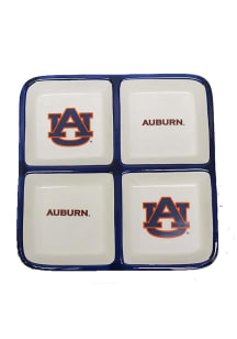 Auburn Tigers 4 Section Ceramic Serving Tray