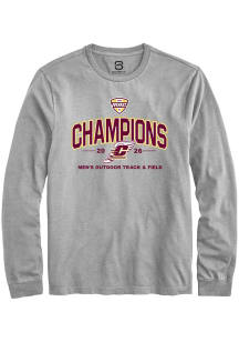 Summit Sportswear Central Michigan Chippewas Grey MAC 2026 Men's Outdoor Track & Field Champions L..