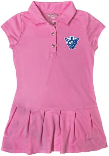 Georgia State Panthers Toddler Girls Pink Caroline Short Sleeve Dress