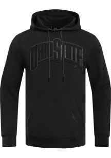 Pro Standard Ohio State Buckeyes Mens Black Triple Black Fashion Hood