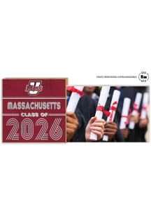 Massachusetts Minutemen Class of 2026 Floating Picture Frame - Maroon