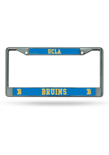 UCLA Bruins Decal Chrome License Plate Frame - Silver