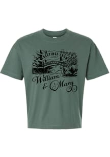 Summit Sportswear William & Mary Tribe Womens Green Greetings From Short Sleeve T-Shirt