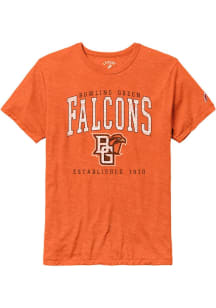 Bowling Green Falcons Orange Victory Falls Puff Arch Mascot Short Sleeve Fashion T Shirt