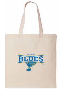 St Louis Blues White Canvas Tote