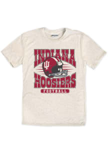 Indiana Hoosiers Youth White Helmet Short Sleeve T-Shirt