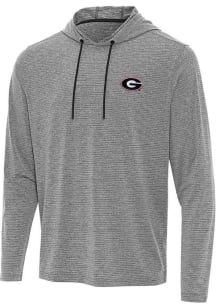 Antigua Georgia Bulldogs Mens Navy Blue Changeover Long Sleeve Hoodie