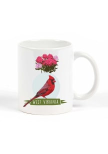 West Virginia State Bird 11 oz Ceramic Mug - White