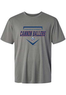 Summit Sportswear Kannapolis Cannon Ballers Youth Graphite Homeplate Short Sleeve T-Shirt